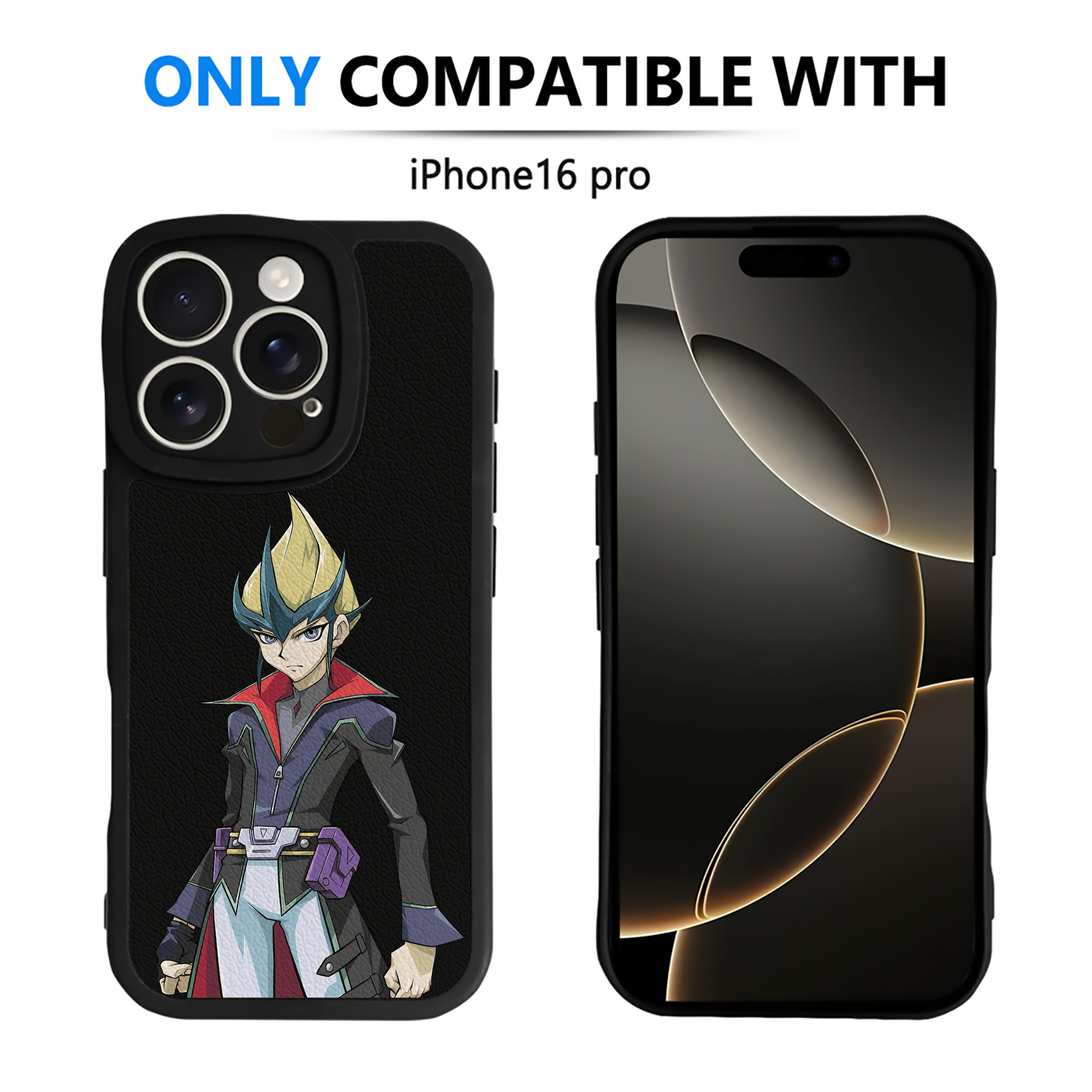 遊☆戯☆王 Yu-Gi-Oh! 【iPhone 16シリーズ対応】シリコンスマホケース（レザー調） 材質：シリコン